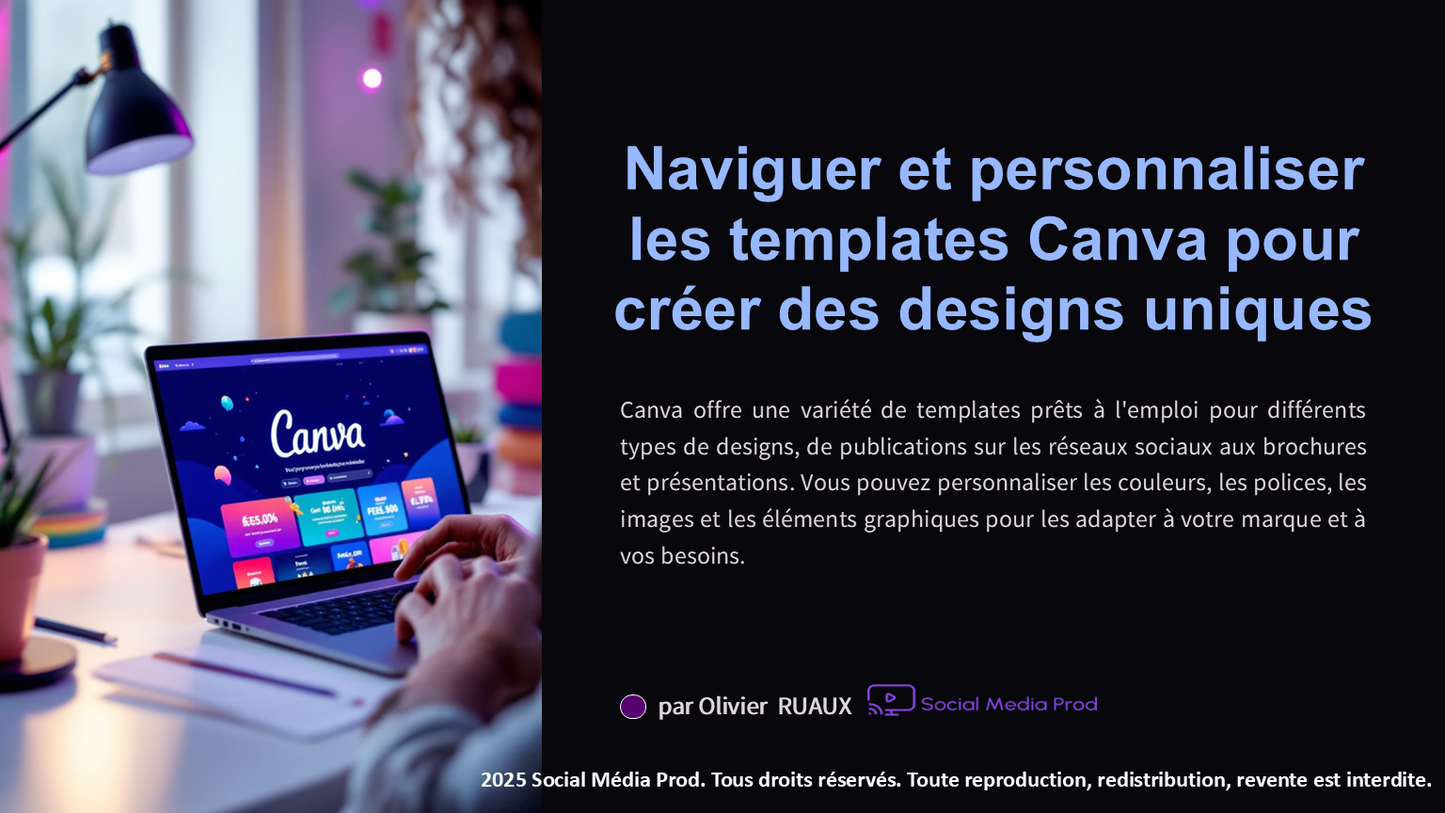 Module 3: Creating designs with templates on CANVA